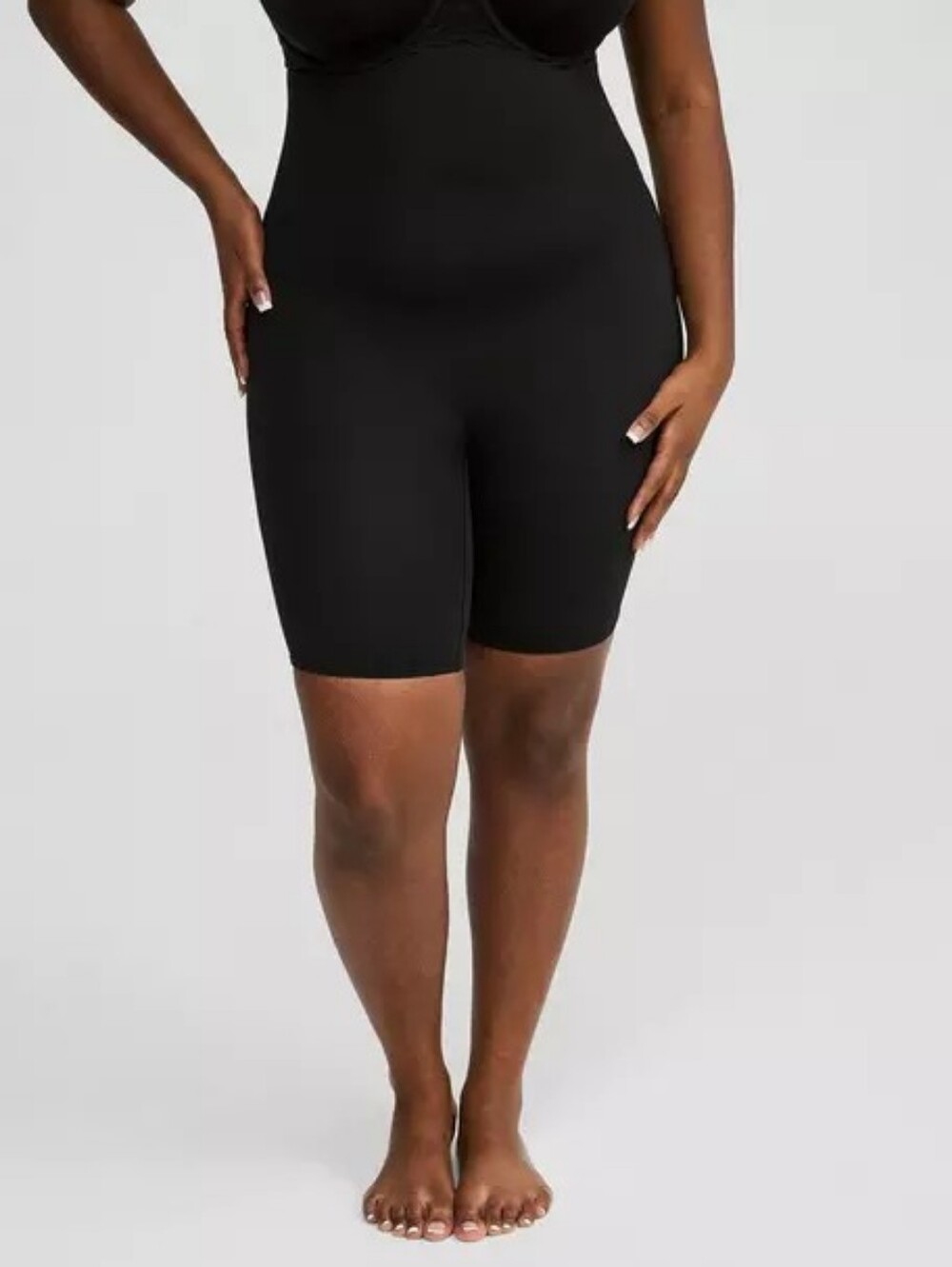 Nwt Torrid Size 1x Level 1 Smoothing Ultra-High Waist Short~Rich Black